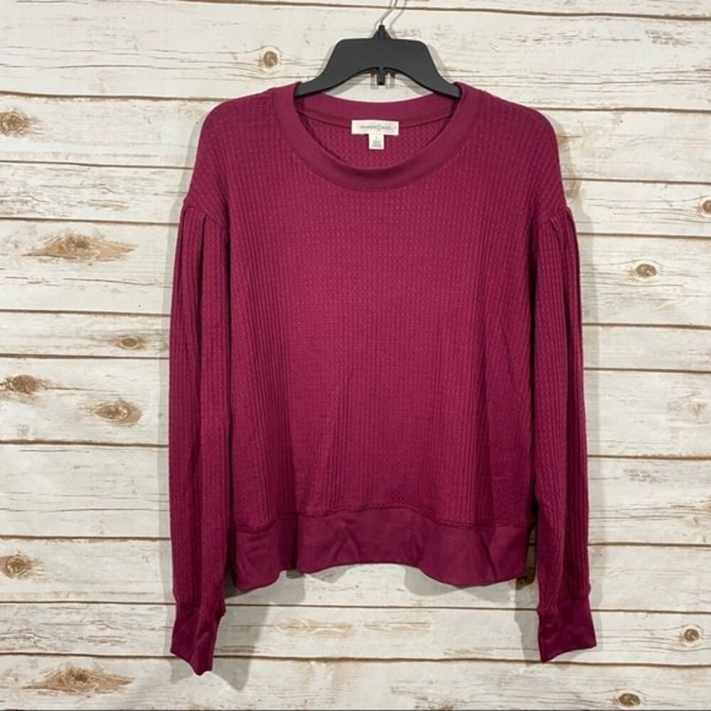 Treasure & Bond women’s long sleeve light weight sweater blouse size L
